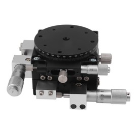 Manual Linear Positioning Stage XYR 3 Axes Micrometer Adjustable Bearing Tuning Platform Sliding Table