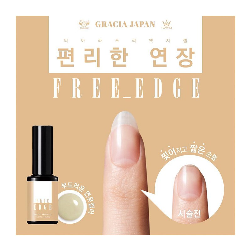 Gracia Jinbee Tiara Super Clear Gel & Free Edge Gel