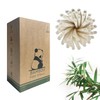 8.3'' Long Bamboo Fiber Straws - 200 Count, Disposable Bamboo