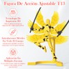 GVFYY Juego de 4 Lucky Dummy T13 Figure, Robot Multiarticulado