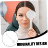 Zerodeko 2Pcs Handheld Eye Occluder for Eye Exams Ergonomic Design