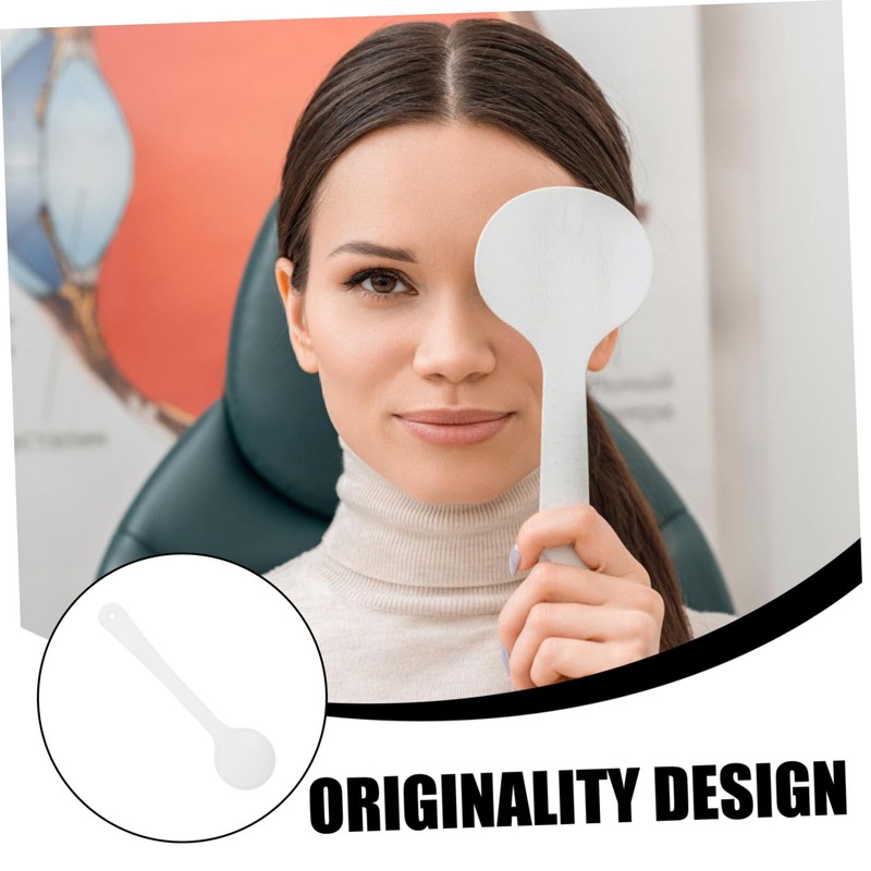 Zerodeko 2Pcs Handheld Eye Occluder for Eye Exams Ergonomic Design