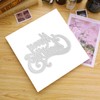 EXCEART 2pcs Merry Christmas Cutting Dies Metal Embossing Stencils Die