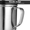 VALICLUD 2pcs Stainless Steel Shaker with Handle Seasoning Container for