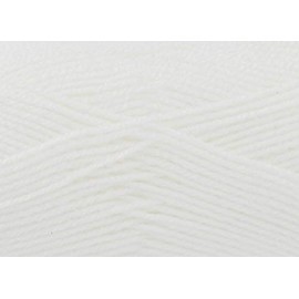 King Cole Dollymix DK Knitting Wool/Yarn White 1 - per 25g ball