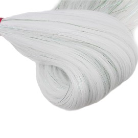 Cream White with Tinsel Braiding Hair Pre Stretched 2 Packs 26 Inches Box Braids Hair Extensions Synthetic Pre Stretched Braiding Hair