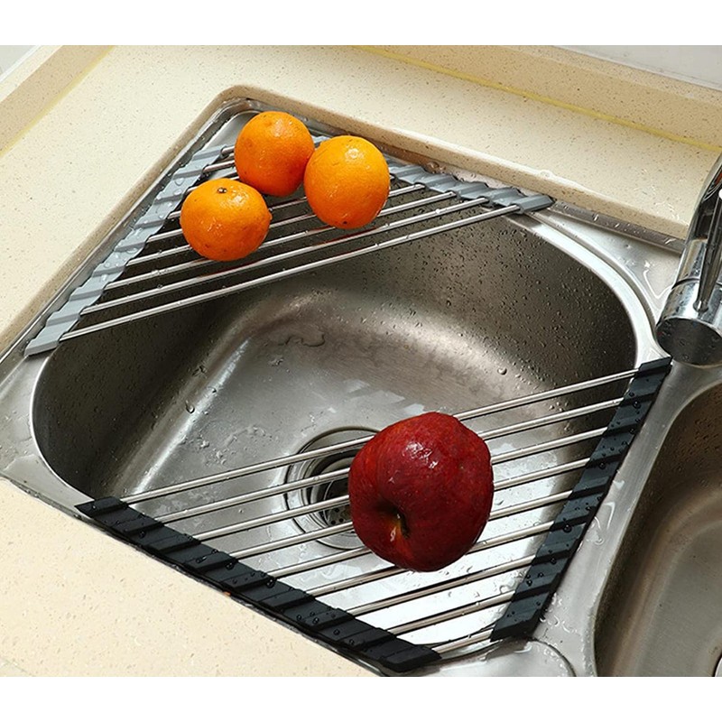 ALIMART Over the Sink Dish Drying Rack Roll Up Dish