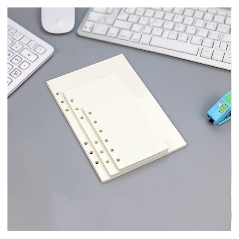 180 Sheets A6 Refill Paper Lined, BetterJonny Refillable Refill Paper