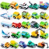 JOYIN 25 Pieces Pull Back Cars and Trucks Toy Vehicles