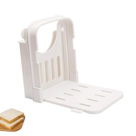 Bread Slicer Foldable Manual Bread Toast Cutter Toast Slicer Cutter for Even Slices of Bread, Ham, Cheese and Vegetables