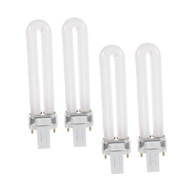 Gatuida 12W Nail Lamp Tube 4pcs UV Light for Gel Nails Salon Quality Replacement for Manicure and Pedicure Compatible