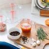 Chef Pomodoro 3-Piece Measuring Cups, Multiple Measurement Scales - Includes