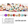 Glass Beads for Threading Beads, Pack of 100 Spacer Beads