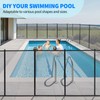 GarveeLife Pool Fence 4Ft x 12Ft, 320GSM Teslin Mesh with