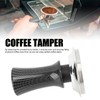 58mm Coffee Tamper Carbon Fiber Elastic Handle Stainless Steel Bottom