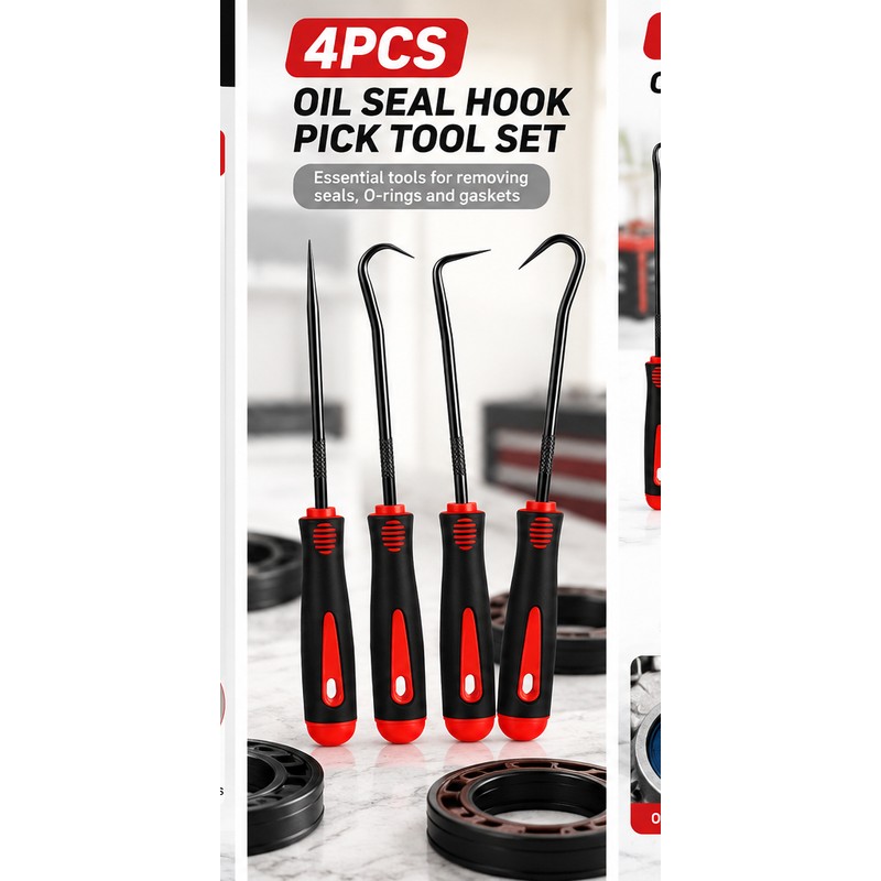 Automotive Pick and Hook Tool Set for O-Ring, Seal and