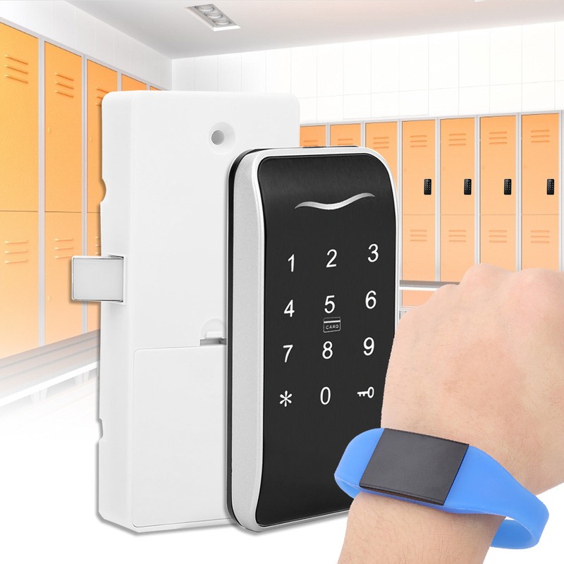 Concealed Electronic Smart Lock RFID Card Password Touch Keypad Safety