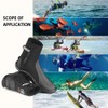 Nurdo 5mm Neoprene Dive Boots Wetsuit Boots with Side Zipper