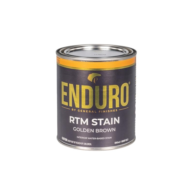 General Finishes Enduro RTM Water Based Wood Stain, 1 Quart,
