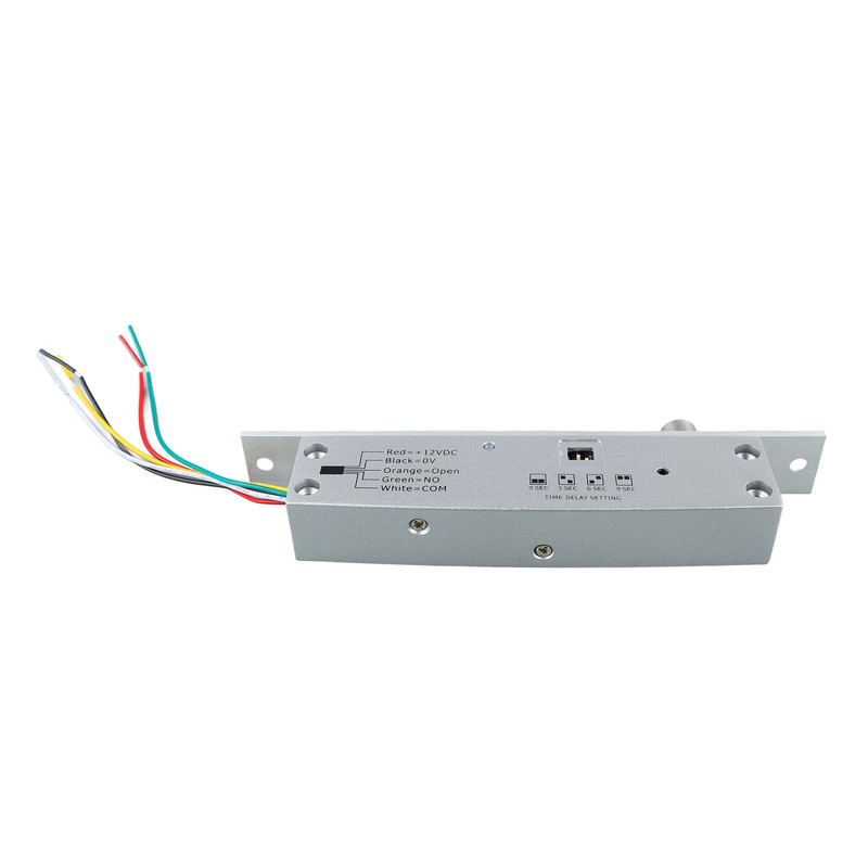 DC 12V 5 Lines Electric Bolt Lock Narrow Deadbolt Drop