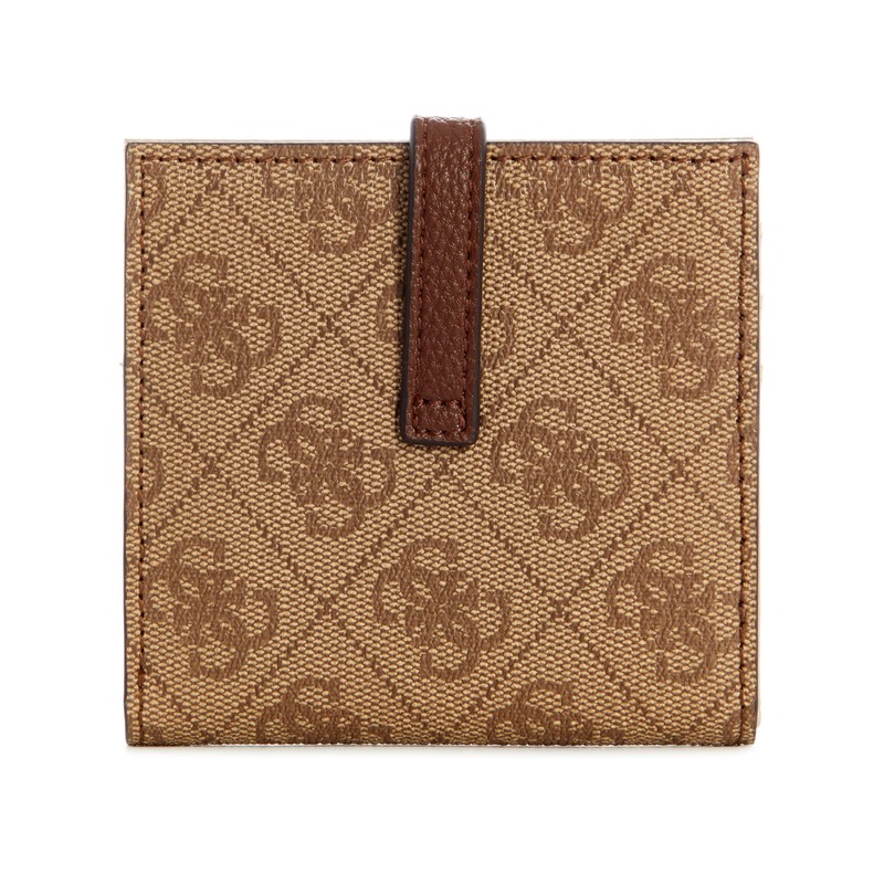 GUESS Laurel Tab Card Case, Latte Logo