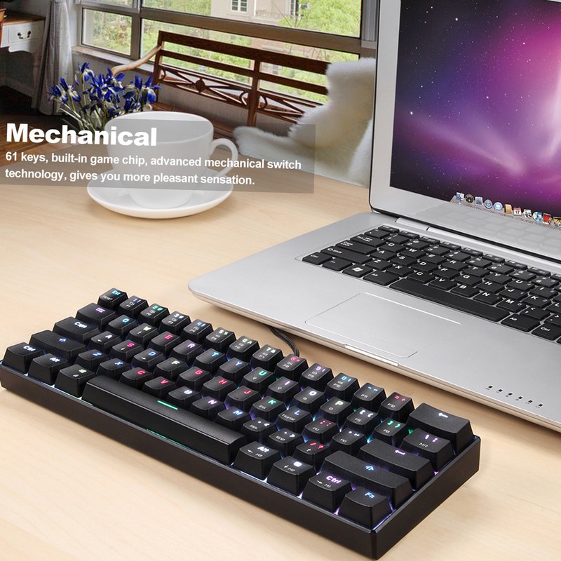 MOTOSPEED CK61 RGB Mechanical Gaming Keyboard OUTMU Red Switches Keyboard