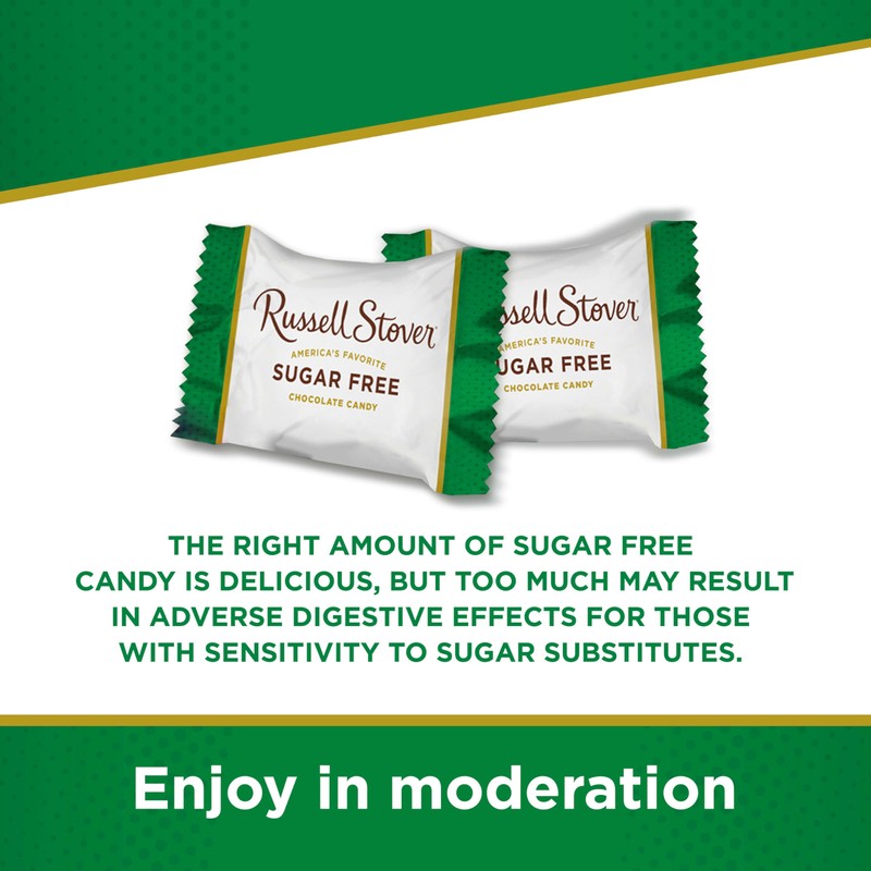 Russell Stover Sugar Free Assorted Chocolates Gusset Bag, 1.1 Pound