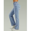 FUNUCA Straight Leg Jeans for Women,High Waisted Wide Leg Loose