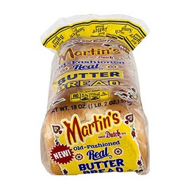 Martin's Old-Fashioned Real Butter Bread- 16 slice 18 oz. (3 Bags)