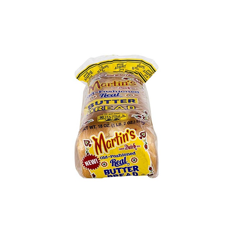 Martin's Old-Fashioned Real Butter Bread- 16 slice 18 oz. (3