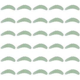 Fake Maggots Soft Worm Tipped Lure Wax Worms for Fishing or Pranks,Ice Fishing Lures Baits Perfect for Crappies Sunfish Catfish Bream Blue Gills Perch Trout Worms, Luminous&No Head,30PCS,LXLVOUEG