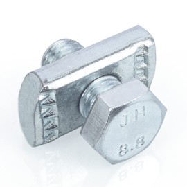 20 Pack Channel Nut and 1/2" x 15/16" Bolt for All 1-5/8" Strut Channel. Channel Steel Screws