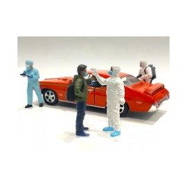 DCD Hazmat Crew Figurine VI for 1/24 Scale Models by American Diorama