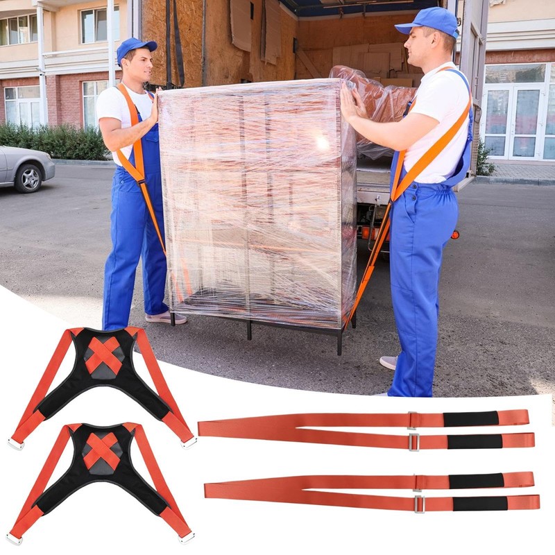 Moving Straps - 2-Person Forearm Lifting Harness | Portable Adjustable