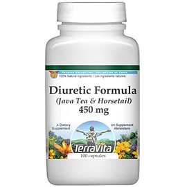 Diuretic Formula - Java Tea and Horsetail - 450 mg (100 Capsules, ZIN: 514003) - 3 Pack