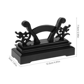 Zerodeko Japanese Style Folding Fan Display Holder Stand for Hand Fans Elegant Decorative Rack for Home Office and Event Decor for Collectors and Displaying Your