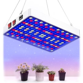LED Grow Light, 2000W Hanging Grow Lights for Indoor Plants Seedling Hydroponic Plants Veg Flower Growing Lamps, Full Spectrum Plant Light