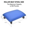 Low Rolling Stool Chair Low Roller Seat Low Stool with