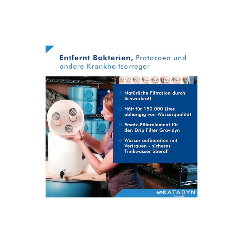 Katadyn Gravidyn Replacement Element, White