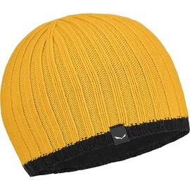 Salewa Ortles Wool Beanie, Gold, Unisex