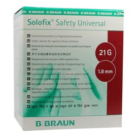 Solofix Safety Universal Lanzet 21 G 1.8 mm Stitch Length Pack of 200
