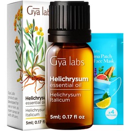 Gya Labs Helichrysum Essential Oil - 0.17 Fl Oz - for Hair, Skin, Diffuser, Aromatherapy & DIY Candle Making Scent