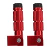 2Pcs Motorcycle Foldable Foot Pegs M8 Antislip Aluminium Alloy Universal