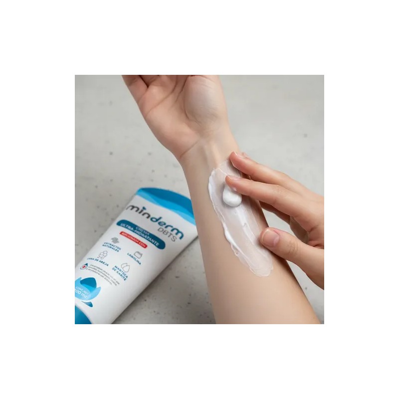 Minderm Dbts Crema 200ml Neutra Ultra Hidratante Cera Abeja