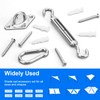 Sun Shade Sail Hardware Kit 6 Inch for Rectangle &