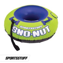 Sportsstuff Sno-Nut Inflatable Snow Tube/Sled with Ultra Durable Nylon Cover