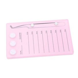 IWOWHERO Eyelash Extension Acrylic Tray Magnetic Grafting Eyelash Pallet for Cosmetics Supplies Professional Beauty Salon Personal Use Smooth for Enhanced Grafting Efficiency
