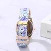Avaner Women's Leather Wrist Watches Ladies Large Face Floral Printed