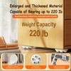 APKULEEP Upgrade Self Adhesive Caster Wheels, 5 Stainless Steel Balls