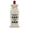 Happy Birthday Dad Gifts from Kids Wine Bag Cool Dad